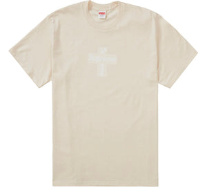 Supreme Cross Box Logo Tee "Natural"