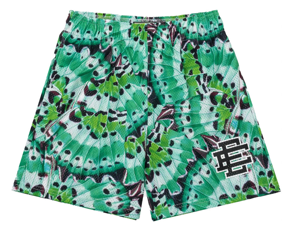Eric Emanuel Green Butterfly Shorts
