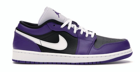 Jordan 1 Low "Court Purple" USED Rep Box