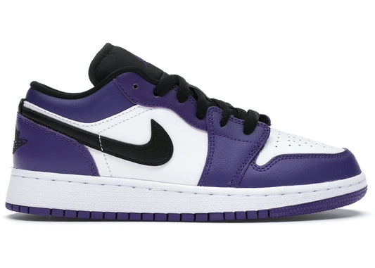 Jordan 1 Low "Court Purple" GS (USED)