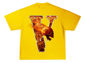 Vlone x Juice World "Inferno" Tee (Yellow)