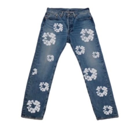 Denim Tears x Levi's Cotton Wreath Jeans "Light Wash" (Used)