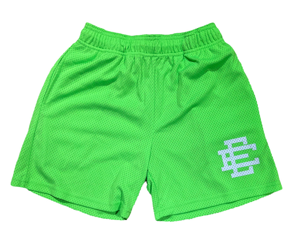 Eric Emanuel Lime Green Basic Shorts
