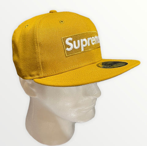 Supreme x New Era "Box Logo" Wheat