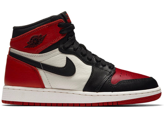 Jordan 1 High "Bred Toe" GS (USED)