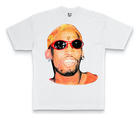 Vlone x Rodman Airbrush Tee "White"