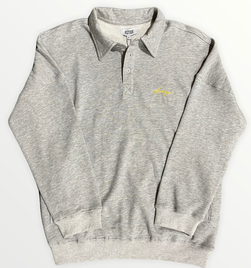 Astige Polo Sweater "Grey"