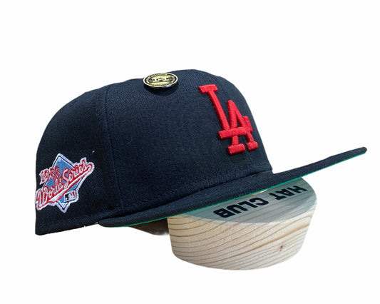 LA Dodgers WS1988 "Black-Green UV" Fitted Hat